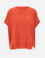 ELENA MIRO' Maglia in misto cotone a maniche corte RED Donna 