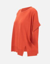 ELENA MIRO' Maglia in misto cotone a maniche corte RED Donna 