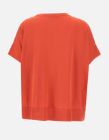 ELENA MIRO' Maglia in misto cotone a maniche corte RED Donna 