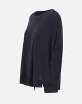 ELENA MIRO' Maglia in misto cotone a maniche corte BLUE Donna 