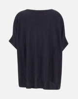 ELENA MIRO' Maglia in misto cotone a maniche corte BLUE Donna 