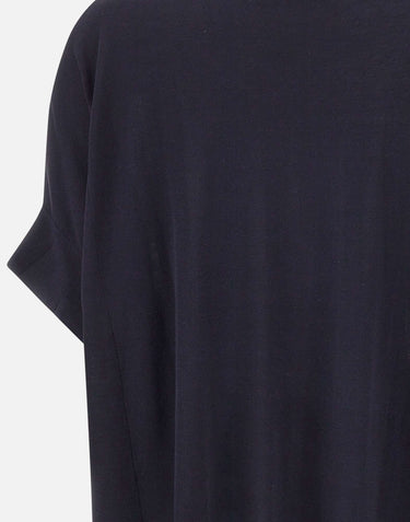 ELENA MIRO' Maglia in misto cotone a maniche corte BLUE Donna 