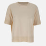 ELENA MIRO' Maglia a maniche corte in misto viscosa WHITE Donna 