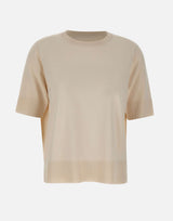 ELENA MIRO' Maglia a maniche corte in misto viscosa WHITE Donna 