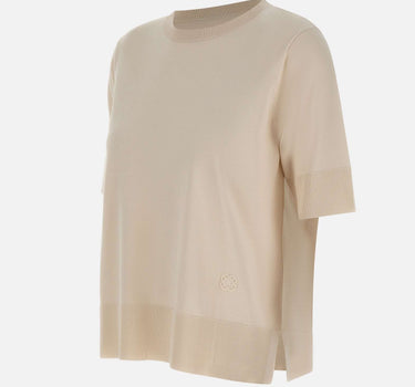 ELENA MIRO' Maglia a maniche corte in misto viscosa WHITE Donna 