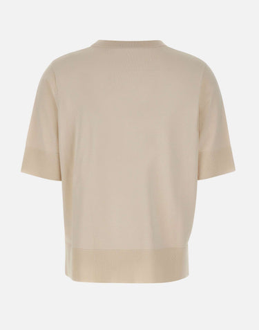 ELENA MIRO' Maglia a maniche corte in misto viscosa WHITE Donna 