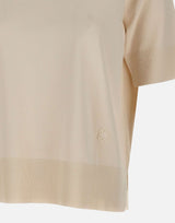 ELENA MIRO' Maglia a maniche corte in misto viscosa WHITE Donna 