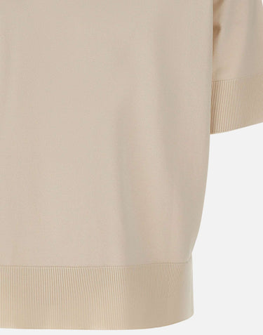 ELENA MIRO' Maglia a maniche corte in misto viscosa WHITE Donna 