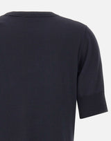 ELENA MIRO' Maglia in misto viscosa a maniche corte BLACK Donna 