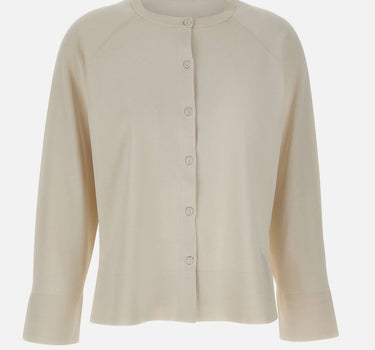 ELENA MIRO' Cardigan in misto viscosa WHITE Donna 