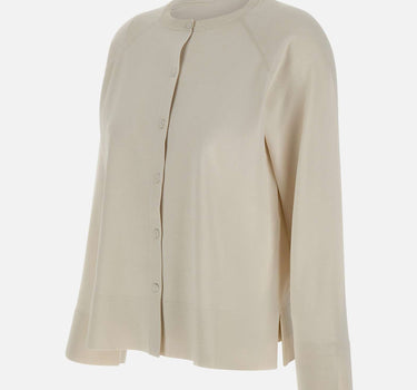 ELENA MIRO' Cardigan in misto viscosa WHITE Donna 