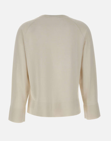 ELENA MIRO' Cardigan in misto viscosa WHITE Donna 