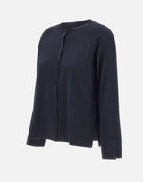 ELENA MIRO' Cardigan in misto viscosa BLUE Donna 