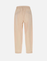 ELENA MIRO' Pantaloni affusolati in cotone BEIGE Donna 