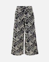 ELENA MIRO' Pantaloni con ricamo floreale MULTICOLOR Donna 