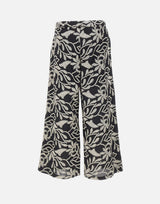 ELENA MIRO' Pantaloni con ricamo floreale MULTICOLOR Donna 