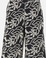 ELENA MIRO' Pantaloni con ricamo floreale MULTICOLOR Donna 