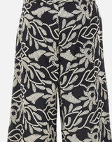 ELENA MIRO' Pantaloni con ricamo floreale MULTICOLOR Donna 