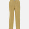 ELENA MIRO' Pantaloni in lino GREEN Donna 