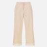 ELENA MIRO' Pantaloni con ricamo BEIGE Donna 