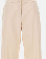 ELENA MIRO' Pantaloni con ricamo BEIGE Donna 