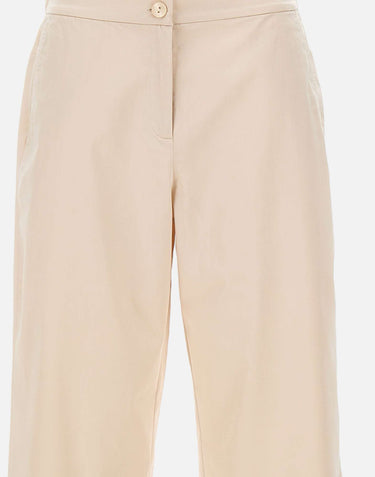 ELENA MIRO' Pantaloni con ricamo BEIGE Donna 
