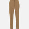 ELENA MIRO' Pantaloni in misto cotone BROWN Donna 
