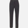 ELENA MIRO' Pantaloni in misto cotone BLACK Donna 