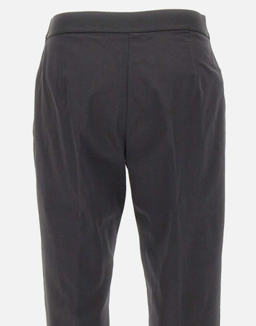 ELENA MIRO' Pantaloni in misto cotone BLACK Donna 