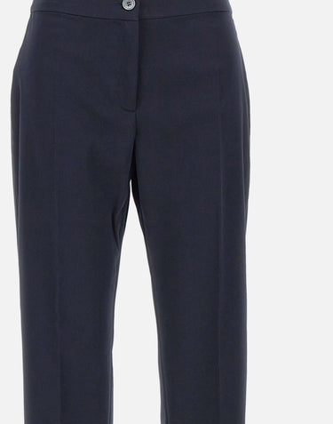 ELENA MIRO' Pantaloni in misto cotone BLUE Donna 