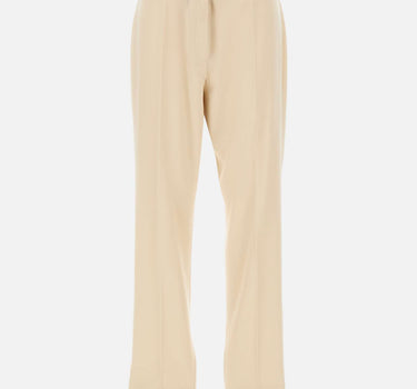ELENA MIRO' Pantaloni in punto Milano BEIGE Donna 