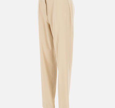 ELENA MIRO' Pantaloni in punto Milano BEIGE Donna 