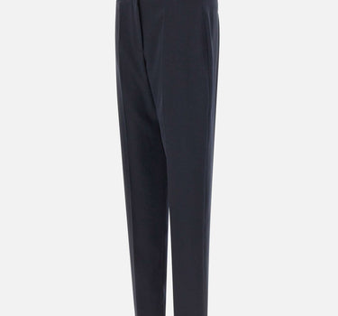 ELENA MIRO' Pantaloni in punto Milano BLACK Donna 