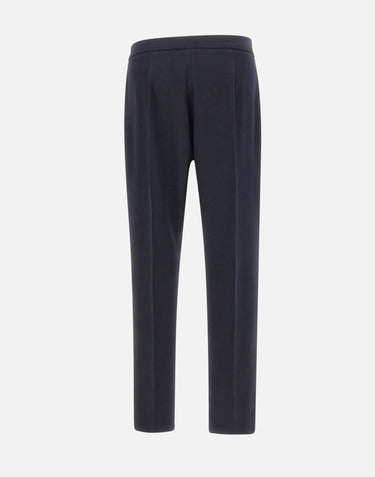 ELENA MIRO' Pantaloni in punto Milano BLACK Donna 