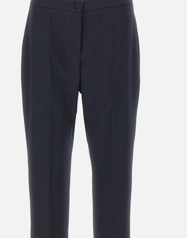 ELENA MIRO' Pantaloni in punto Milano BLACK Donna 
