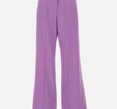ELENA MIRO' Pantaloni sartoriali in cady PURPLE Donna 
