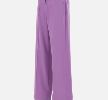 ELENA MIRO' Pantaloni sartoriali in cady PURPLE Donna 