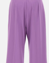 ELENA MIRO' Pantaloni sartoriali in cady PURPLE Donna 