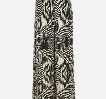 ELENA MIRO' Pantaloni in viscosa a fantasia MULTICOLOR Donna 