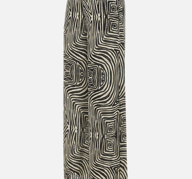 ELENA MIRO' Pantaloni in viscosa a fantasia MULTICOLOR Donna 