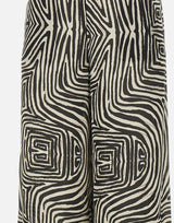 ELENA MIRO' Pantaloni in viscosa a fantasia MULTICOLOR Donna 