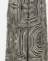 ELENA MIRO' Pantaloni in viscosa a fantasia MULTICOLOR Donna 