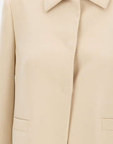 ELENA MIRO' Giacca in tessuto crêpe BEIGE Donna 
