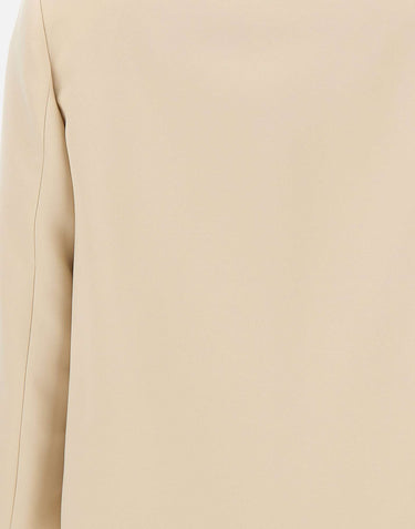 ELENA MIRO' Giacca in tessuto crêpe BEIGE Donna 