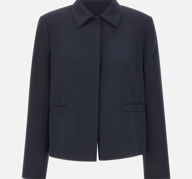 ELENA MIRO' Giacca in tessuto crêpe BLUE Donna 