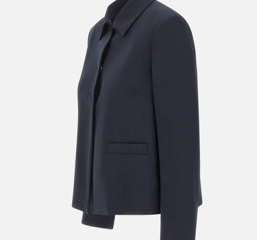 ELENA MIRO' Giacca in tessuto crêpe BLUE Donna 