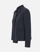 ELENA MIRO' Giacca in tessuto crêpe BLUE Donna 