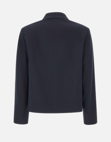 ELENA MIRO' Giacca in tessuto crêpe BLUE Donna 