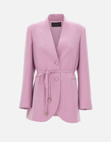 ELENA MIRO' Blazer con cintura PURPLE Donna 