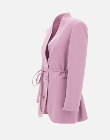 ELENA MIRO' Blazer con cintura PURPLE Donna 